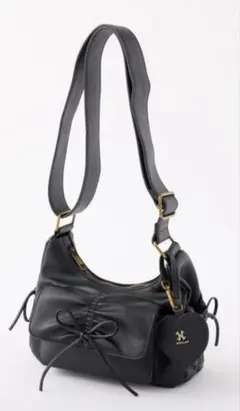 新品　ナイスクラップ　ハートミラーチャーム付きショルダーバッグ