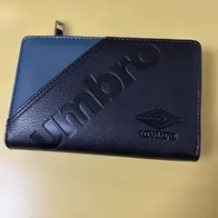 限定値下げ！ Umbro 二つ折り財布 黒/青のサムネイル