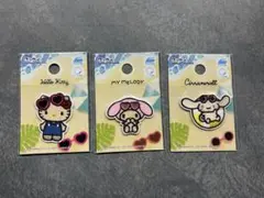 サンリオキャラクターズ日焼けワッペン３種セット