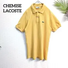 90s chemise lacoste ライトイエロー ポロシャツL1212 - メルカリ