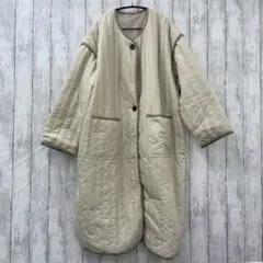 【 クラシカルエルフ 】キルティング ロング コート ベージュ XLサイズ