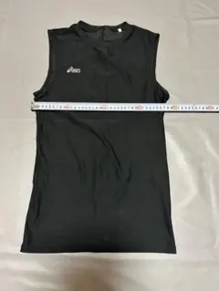 asics ノースリーブ スポーツウェア ブラックLのサムネイル