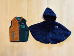 【※セット販売】ノースフェイスポンチョとパタゴニアベスト