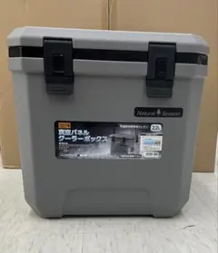 コメリ ナチュラルシーズン 真空パネルクーラーボックス グレー22L