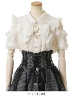 LIZLISA BIGリボンオープンショルダーブラウス