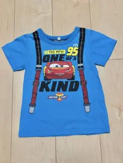 Disney Pixar カーズ Tシャツ 110 ブルー