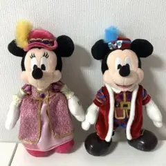 ミラコスタ　ミッキー ミニー　ぬいぐるみバッジ