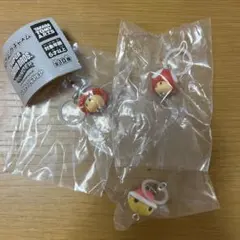 スーパーマリオ つながリングチャーム　3点セット　ガチャ