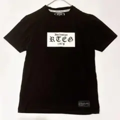 レトロエンジン RTEG ロゴプリント 半袖Tシャツ S 黒のサムネイル