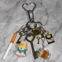 H*L様 【カラビナ付き】キーホルダー　ストリート　古着　アメカジ