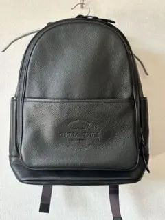 COACH コーチ レザー バックパック リュック ブラック シボ革 A4収納のサムネイル