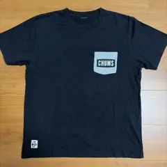 CHUMS チャムス ポケットTシャツ ブラックのサムネイル