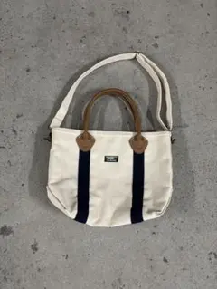 00s llbean トートバッグ　レザーハンドル