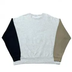 FREAK'S STORE スウェットトレーナー 切り替え配色 フリークスストア