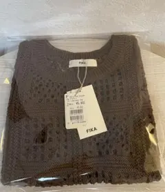 【新品未使用】ヤマダヤFIKA. Crochet sleeveless knit