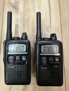 ICOM WITHCALL トランシーバー 本体 2台セット HM-177L付 - メルカリ