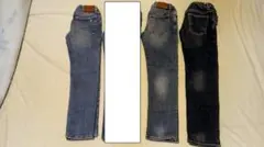 美品　ＧapKids　レギュラースリムジーンズ　３本セット