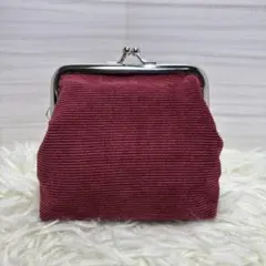 がま口ポーチ[M]‹コールテン›‹ハンドメイド›