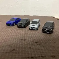 スバル ミニカー 4台セット