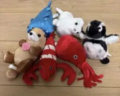 海のぬいぐるみ6点セット