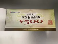 ヤマダ電機　YAMADA HLDGS お買物優待券 （3000円分）