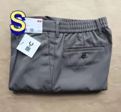 ユニクロC 2026SS タックワイドテーパードパンツ S ブラウン