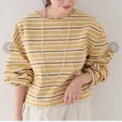 JOURNAL STANDARD マルチボーダークロッププルオーバー　春カラー