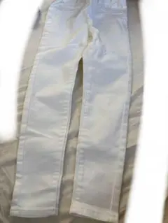 GU 白スキニーズボン　長ズボン　ボトムス　細身　ジーユー　120