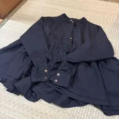 フレアシャツ 長袖 コットン