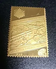 希少 松本徽章工業 純金 金属工芸品 約5.9g 純金/純銅 認定証付き