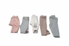 ベビー用レギンス5点セット　70cm 保育園着　プティマイン　西松屋他