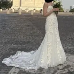 yns wedding SL20903 オフショル　マーメイドウエディングドレス