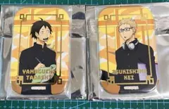 ハイキュー！！山口忠 月島蛍　スクエア缶バッジ《セブンネット限定》