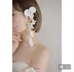 【sassy.】フラワーイヤーカフ