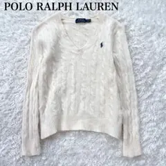 Polo Ralph Lauren カシミヤ混 ケーブルニッセーター SP