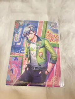 うたプリ　シャニライ　箔押しスタンドポストカード　美風藍