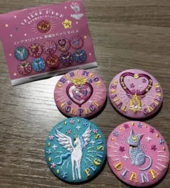 セーラームーンストア刺繍缶バッジ　vol.4 4個セット