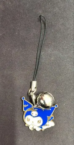 ​【激レア】サンリオ クロミ 根付 ストラップ ブルー 青 鈴付き 希少品