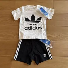 【新品】adidas アディダス Tシャツ 短パン セットアップ 90センチ