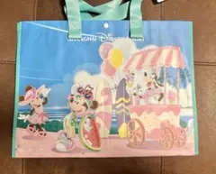 新品　上海ディズニーランド ショッピングバッグ　M 夏　ミッキーミニー