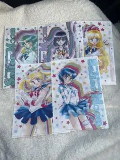 【即日発送】セーラームーン × 明治 クリアファイル コンプリート　⑤