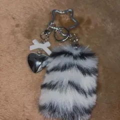 しっぽ 尻尾 ストラップ チャーム ファー ギャル y2k グランジ 古着 平成