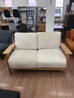 無印良品 ウレタンポケットコイル2シーター 2人掛けソファ 生成 - メルカリ