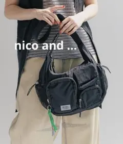 nico and ... オリジナルライトパッカブルマルチショルダーバッグ