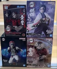 (送料込)鬼滅の刃フィギュア4点セット売り