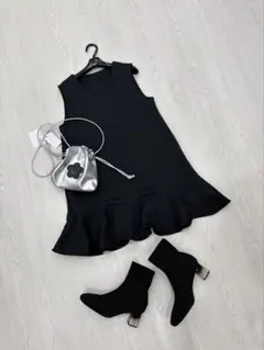 タグ無し新品♡24000円♡スコットクラブ購入 キルティングワンピース手洗いOK