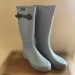 AIGLE 水色長靴 バックル付き　38