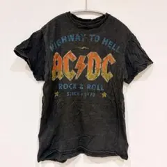 AC/DC バンドTシャツ クルーネック 半袖 プリント M 黒 ライブ フェスのサムネイル