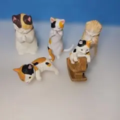 猫 フィギュア 5体セット ガチャガチャ