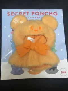 シークレットポンチョ オレンジ　ディズニーストア